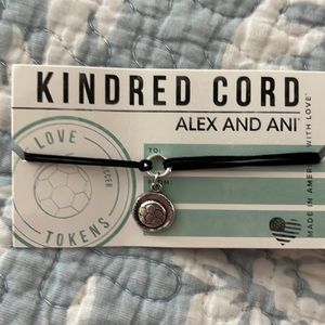 Alex and Ani soccer charm kindred cord